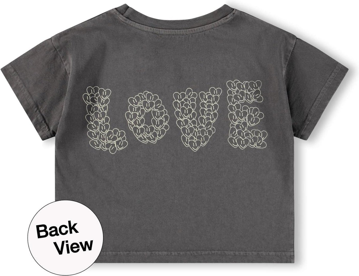 Sweet Love Gray Girls T-shirt