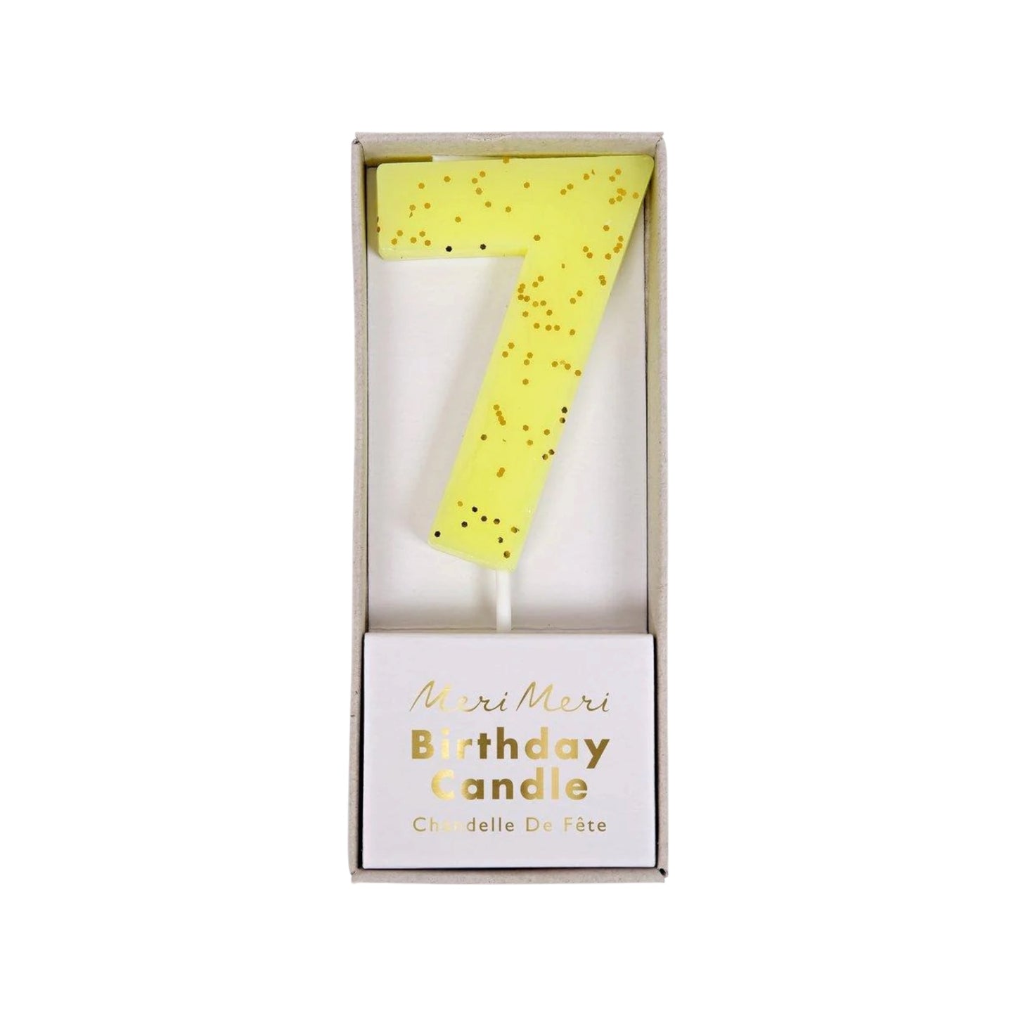 Number "Seven" Candle