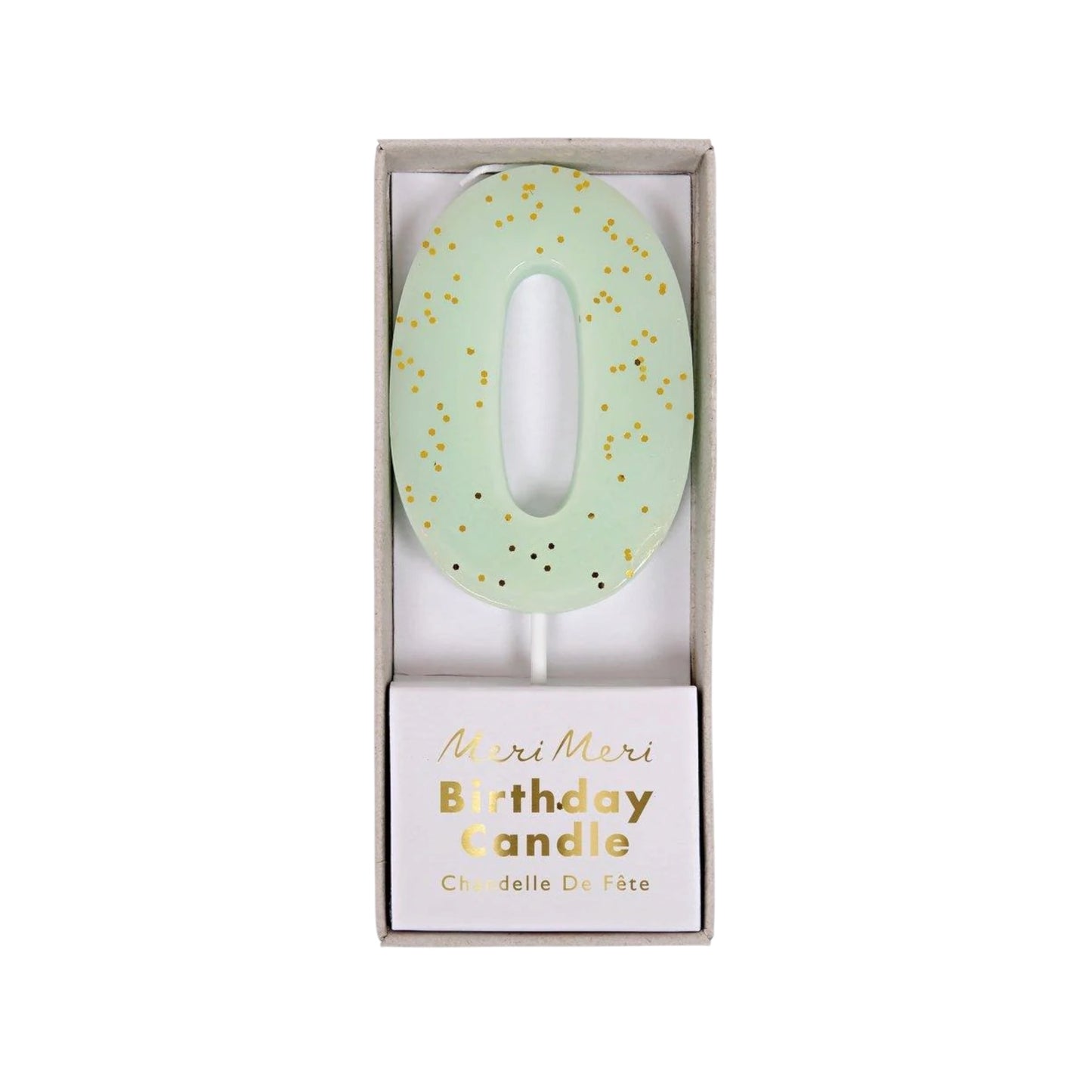 Number "Zero" Candle