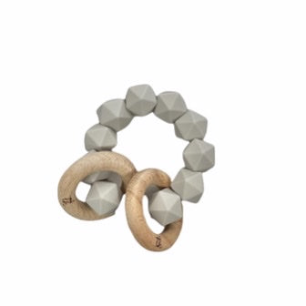 Taupe Abby Rattle Toy