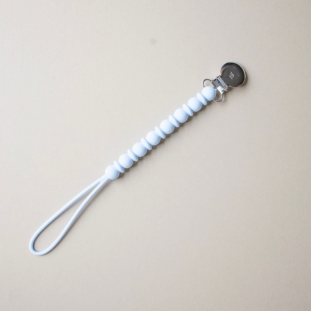 Baby Blue Mason Pacifier Clip