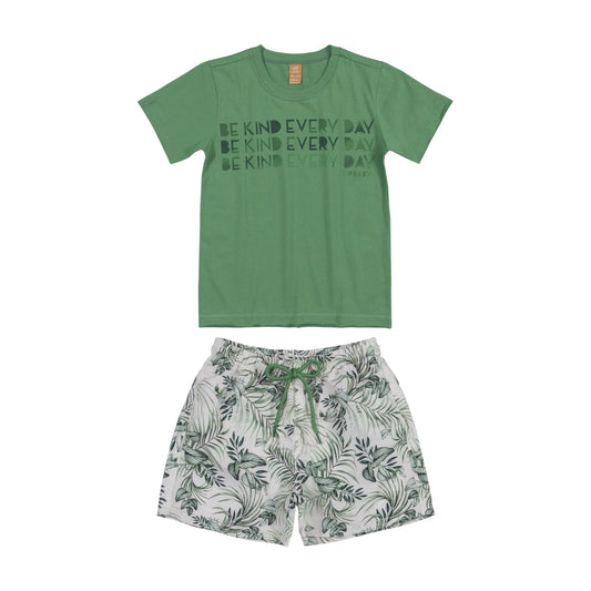 Kind Swim Trunk & Tee