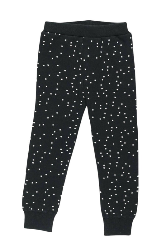 Knit Dottie Black Pants