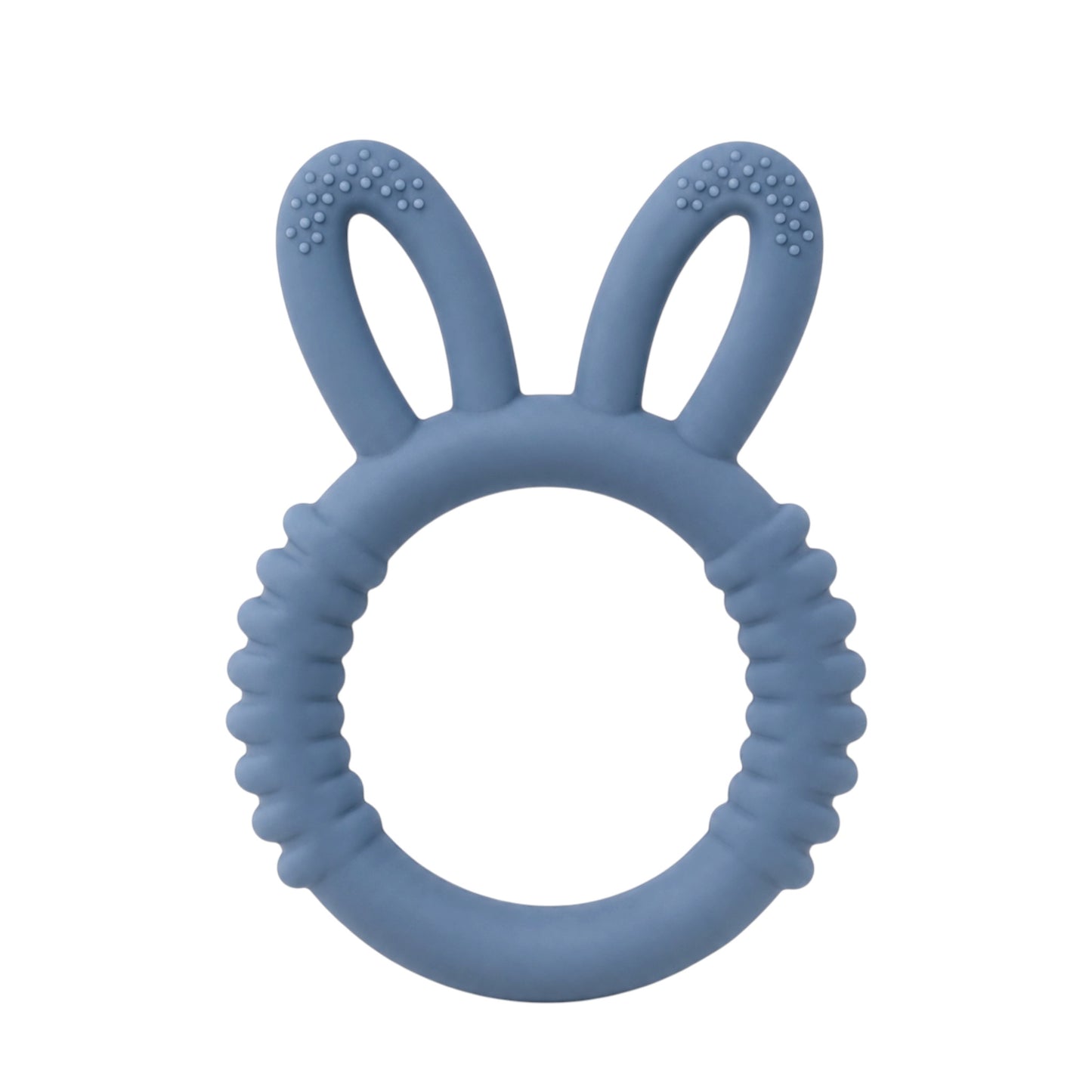 Slate Bunny Silicone Teether