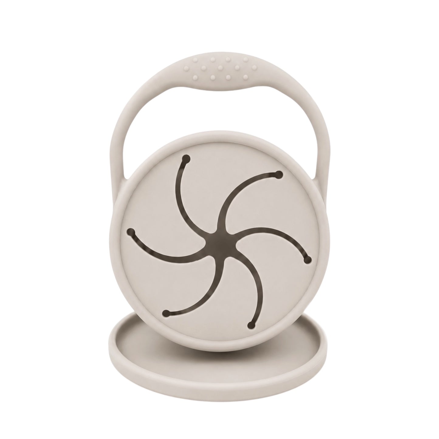 Taupe Silicone Snack Cup