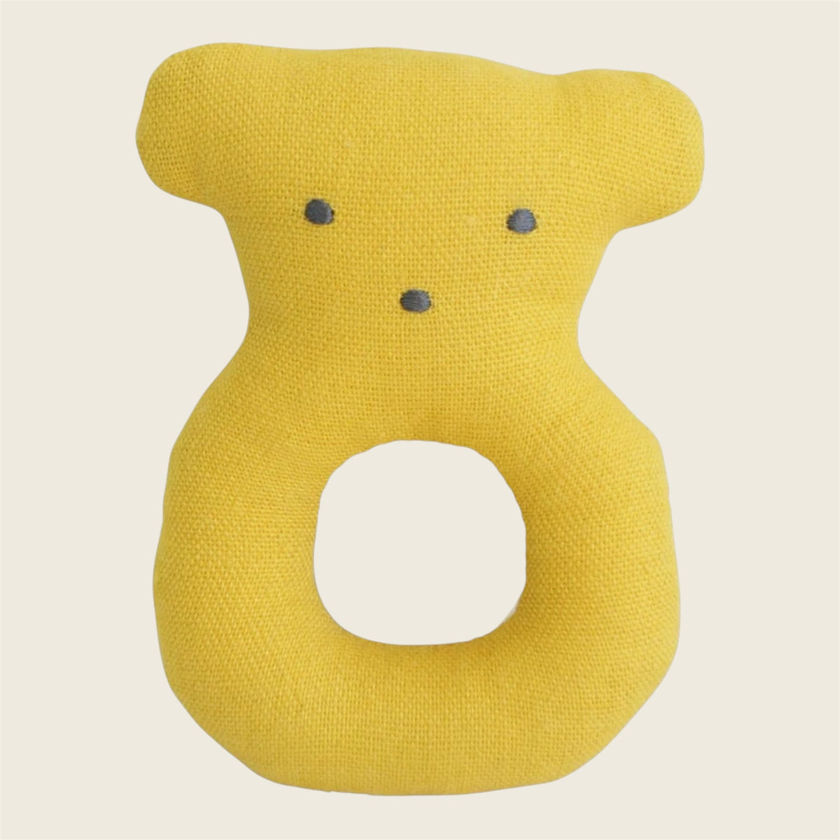 Yellow My First Bear Rattle