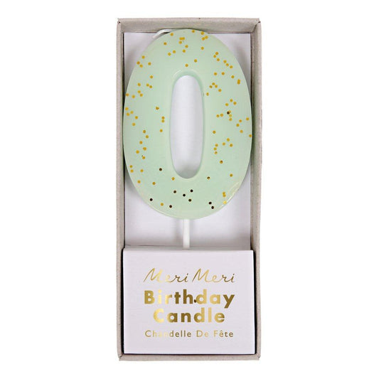 Number "Zero" Candle