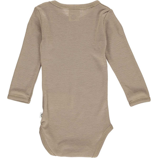 Cream Organic Wool Onesie