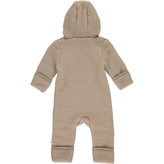 Organic Wool Teddy Bear Romper