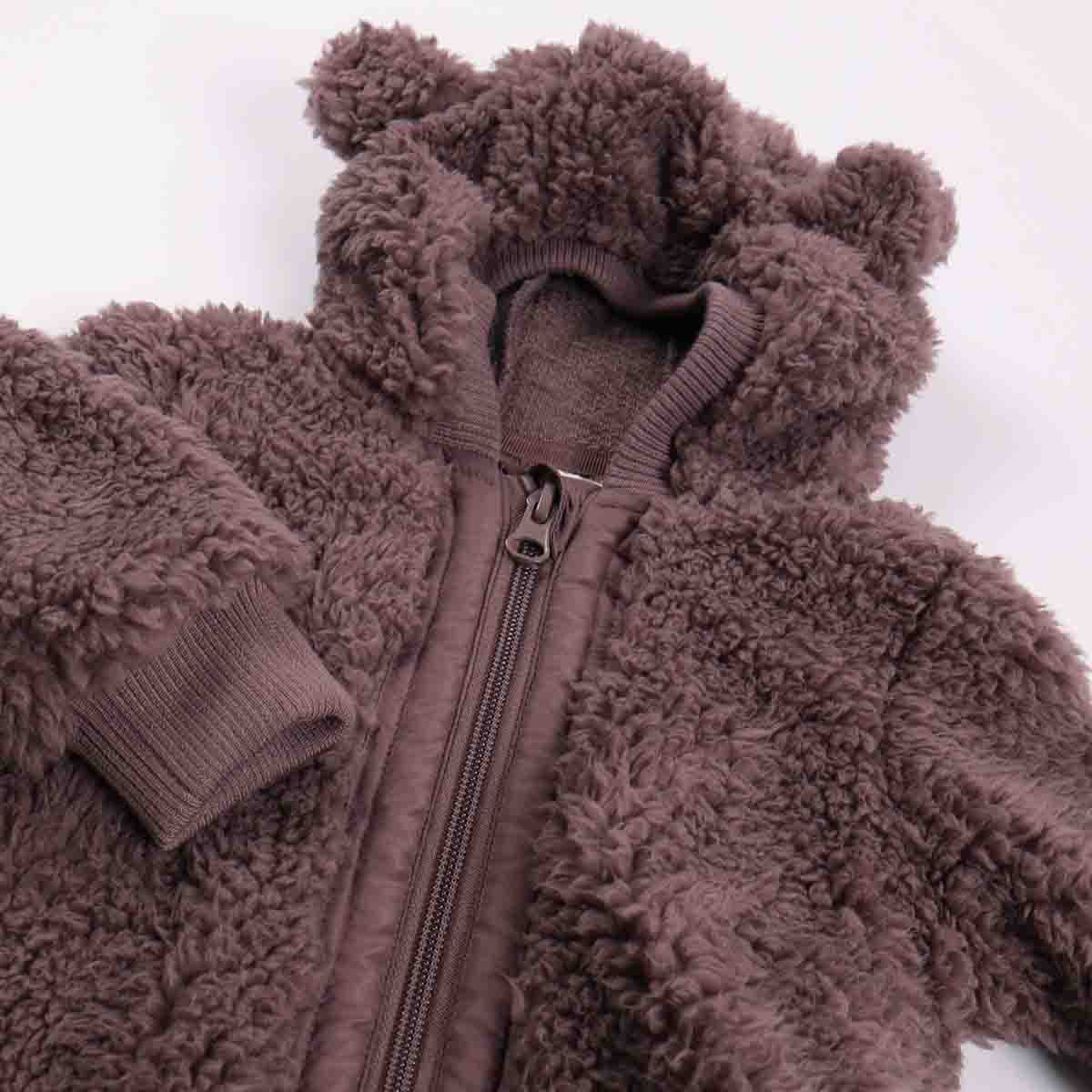 Brown Teddy Bear Romper