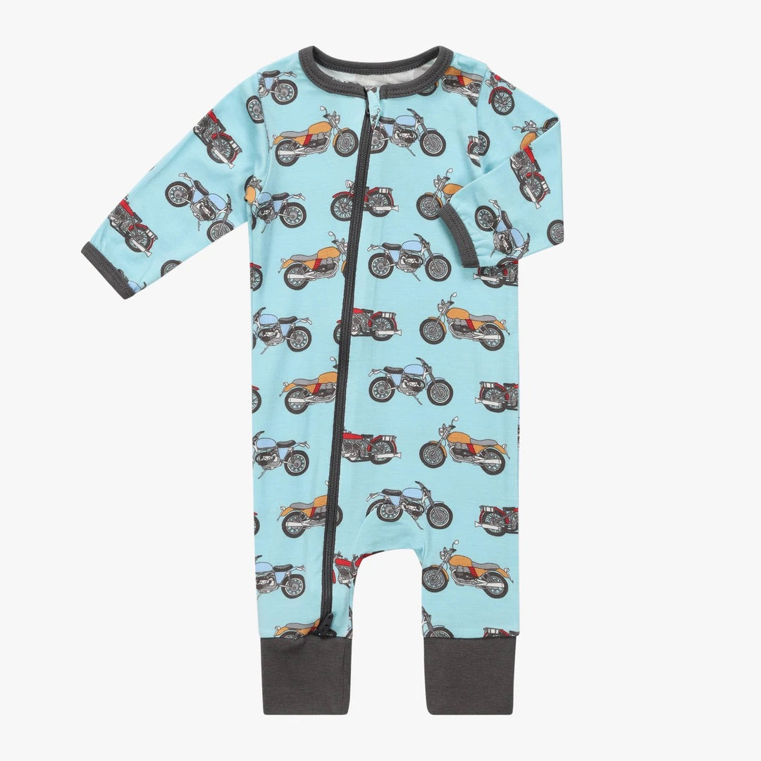 Motorcycle Redux Zip Romper