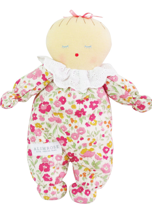 Rose Garden Asleep Awake Baby Doll