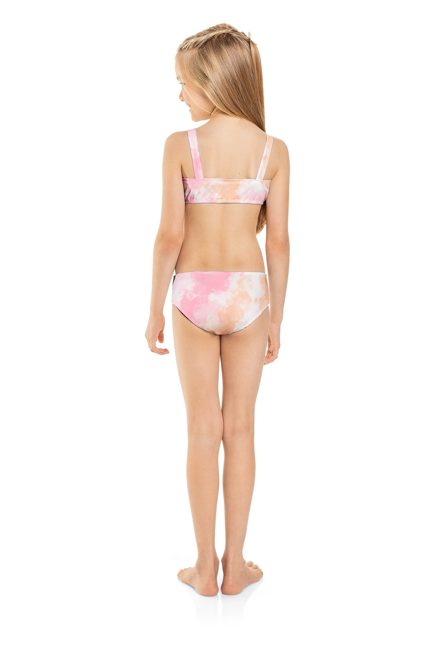 Peachy Tie Dye Adjustable Swimsuit