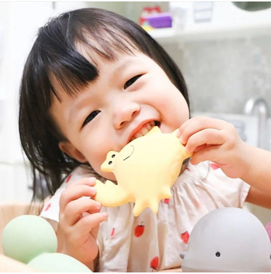 Crab Organic Rattle, Teether & Bath Toy