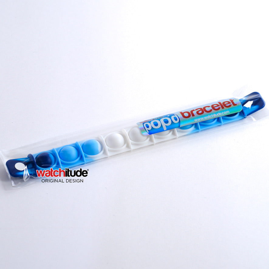 Ombré Blue POP'd Bracelet Popping Toy