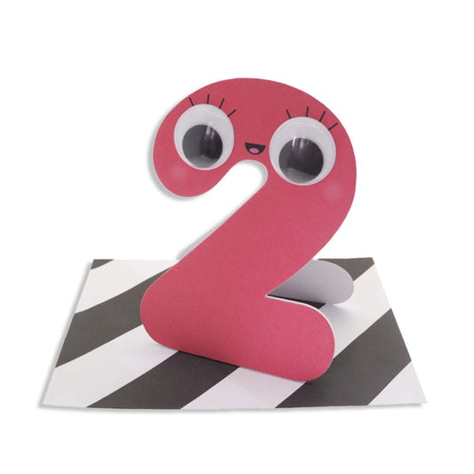 Googly-Eyed 2nd Birthday Card