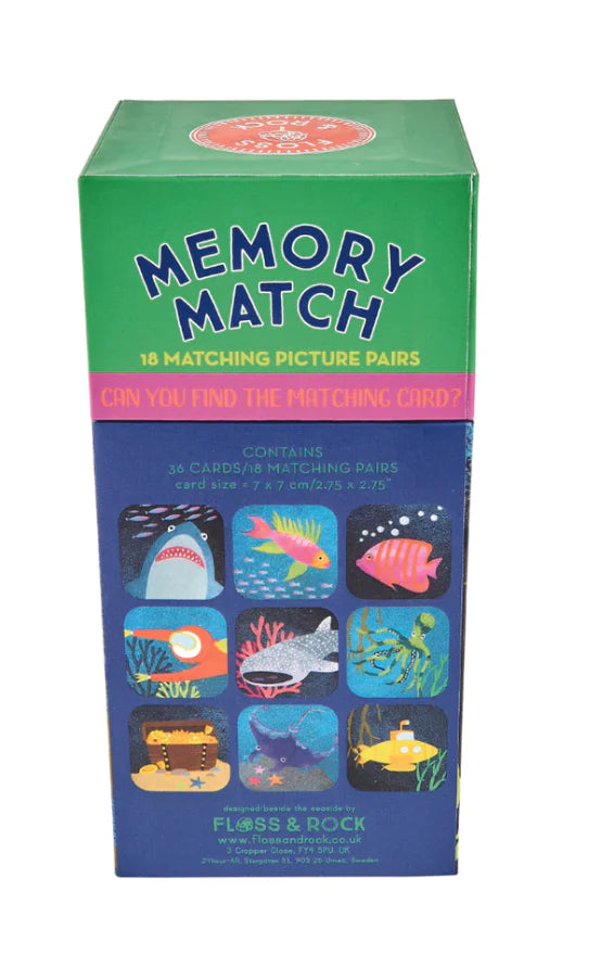 Deep Sea Memory Match Game