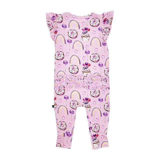 Sweets Snap Ruffle Romper