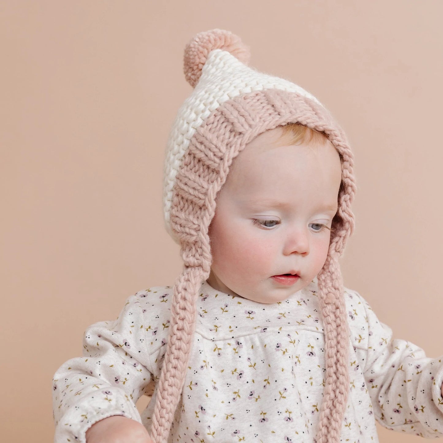 Cream & Blush Bonnet