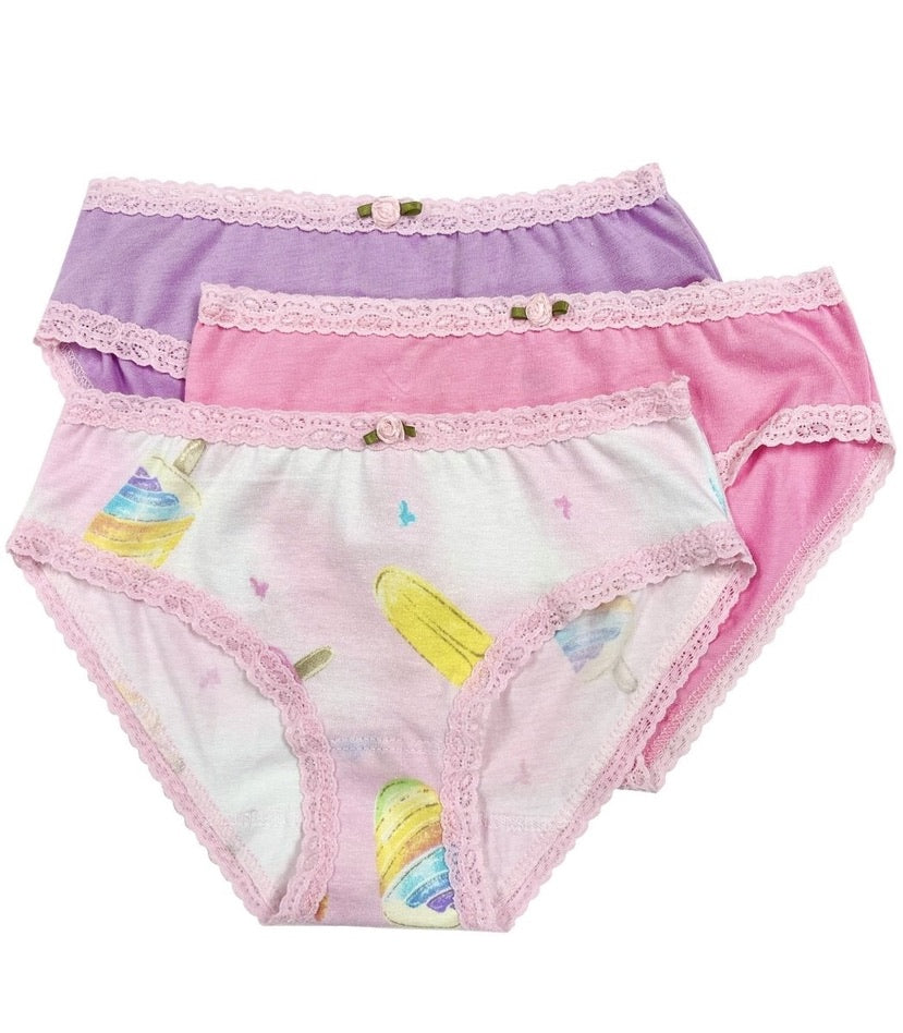 Shimmer Popsicle 3 Pack Underwear
