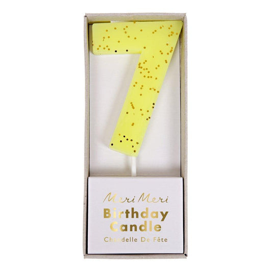 Number "Seven" Candle