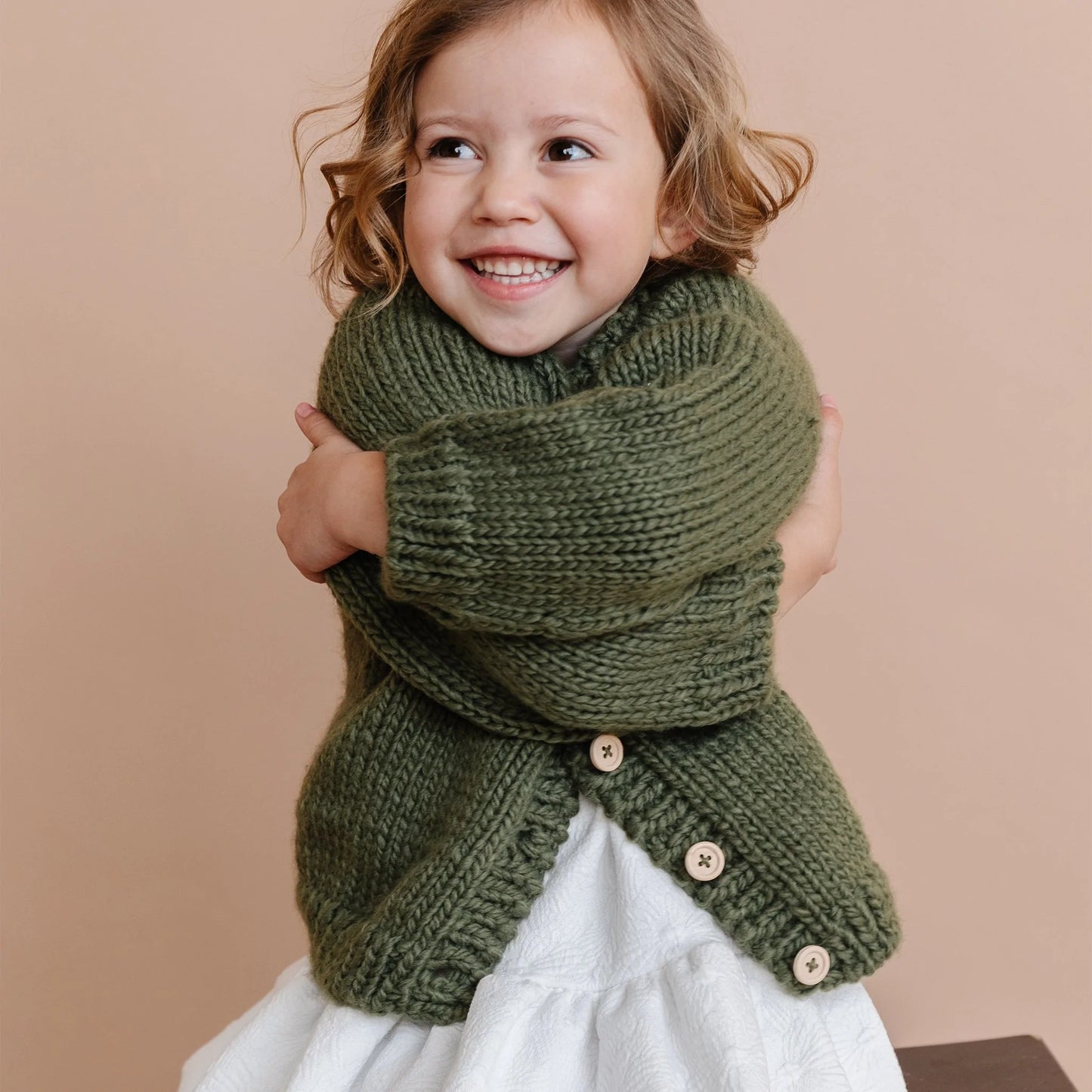 Olive Classic Cardigan