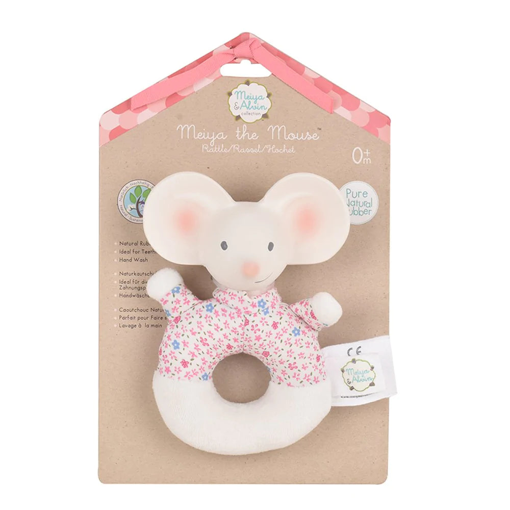 Meiya Mouse Rattle & Teether