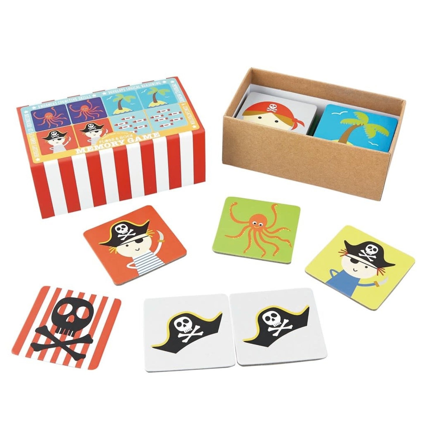 Pirate Memory Match Game