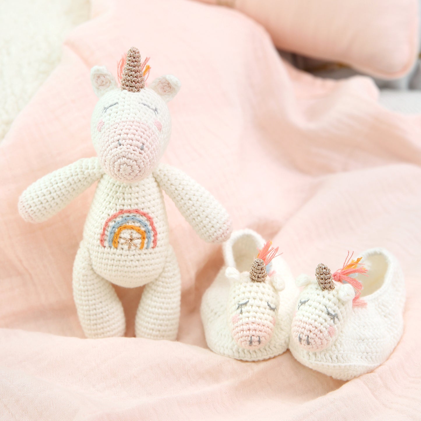 Crochet Unicorn Rattle