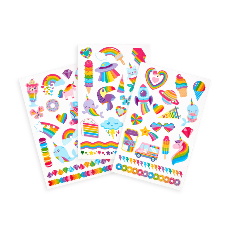 Tattoo-Palooza Rainbow Temporary Tattoos
