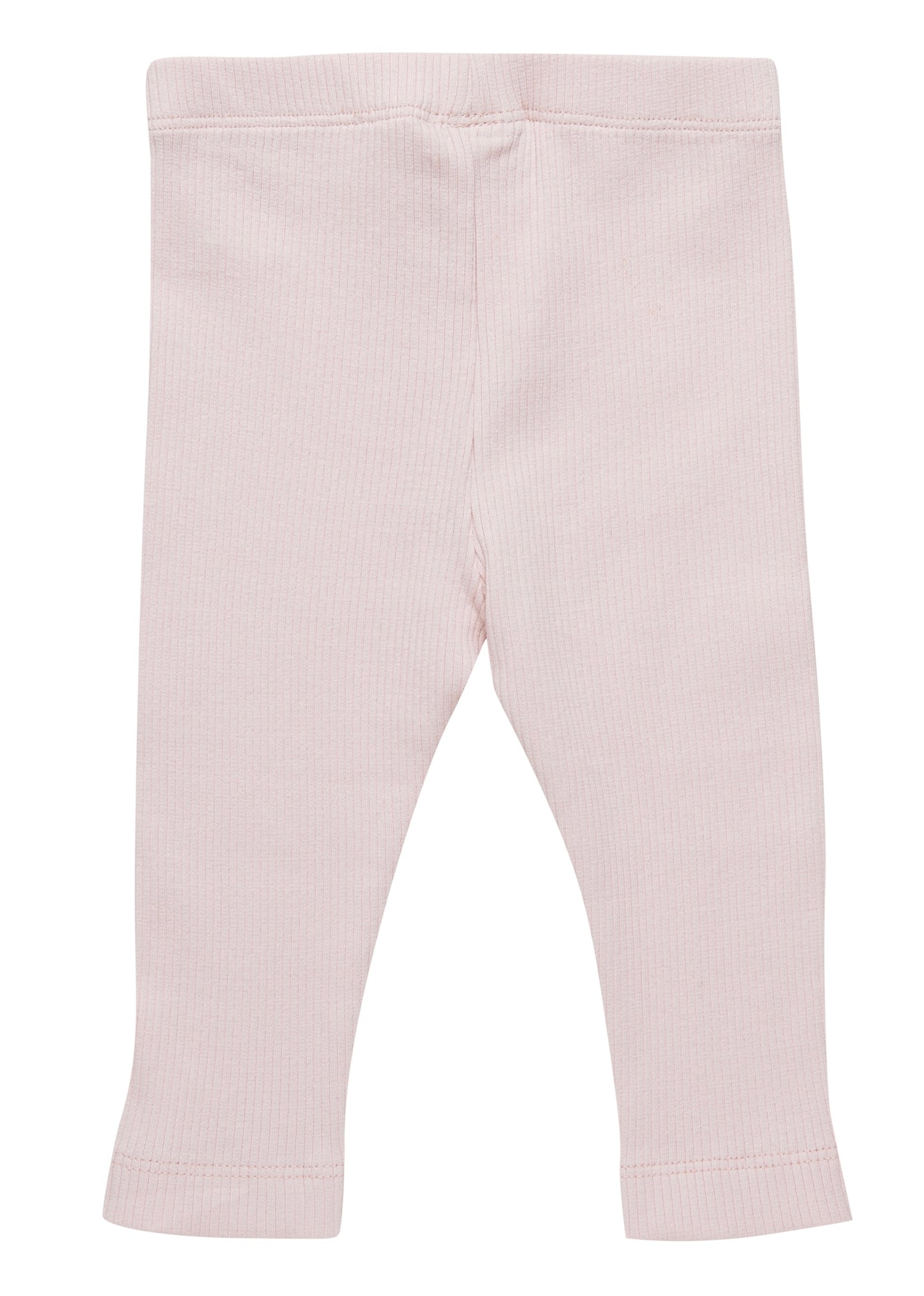 Baby Pink Ribbed Leggings