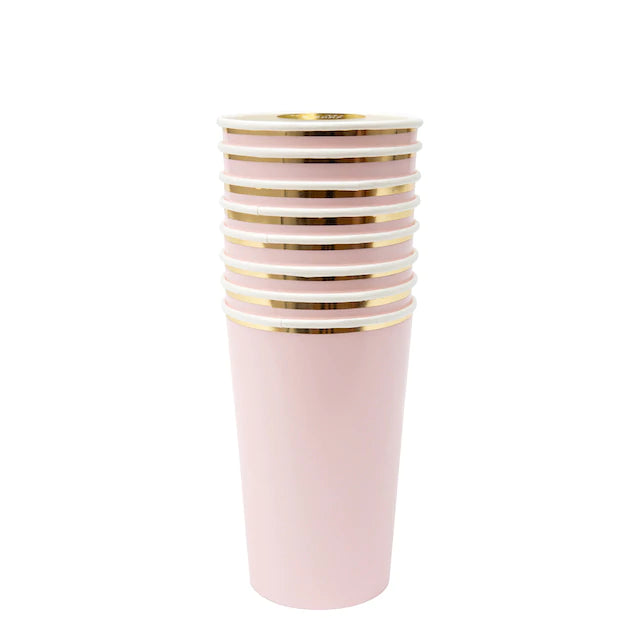 Dusty Pink Highball Cups