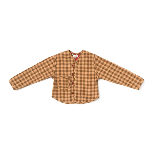 Red Quilt Reversible Jacket