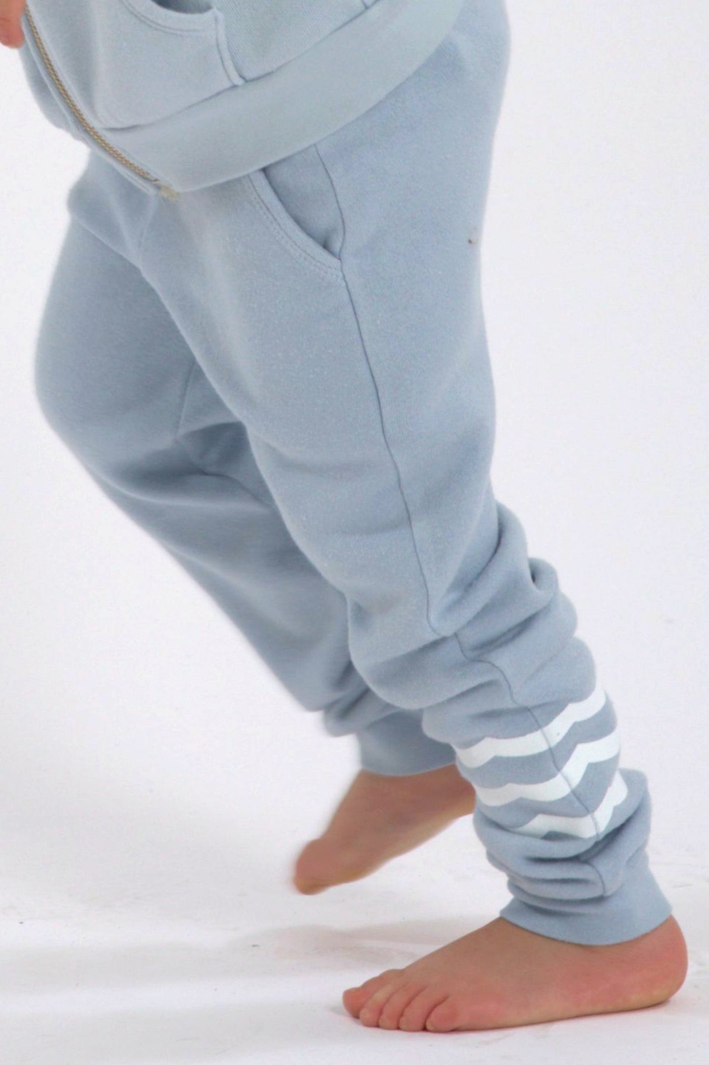 Baby Blue Hacci Jogger