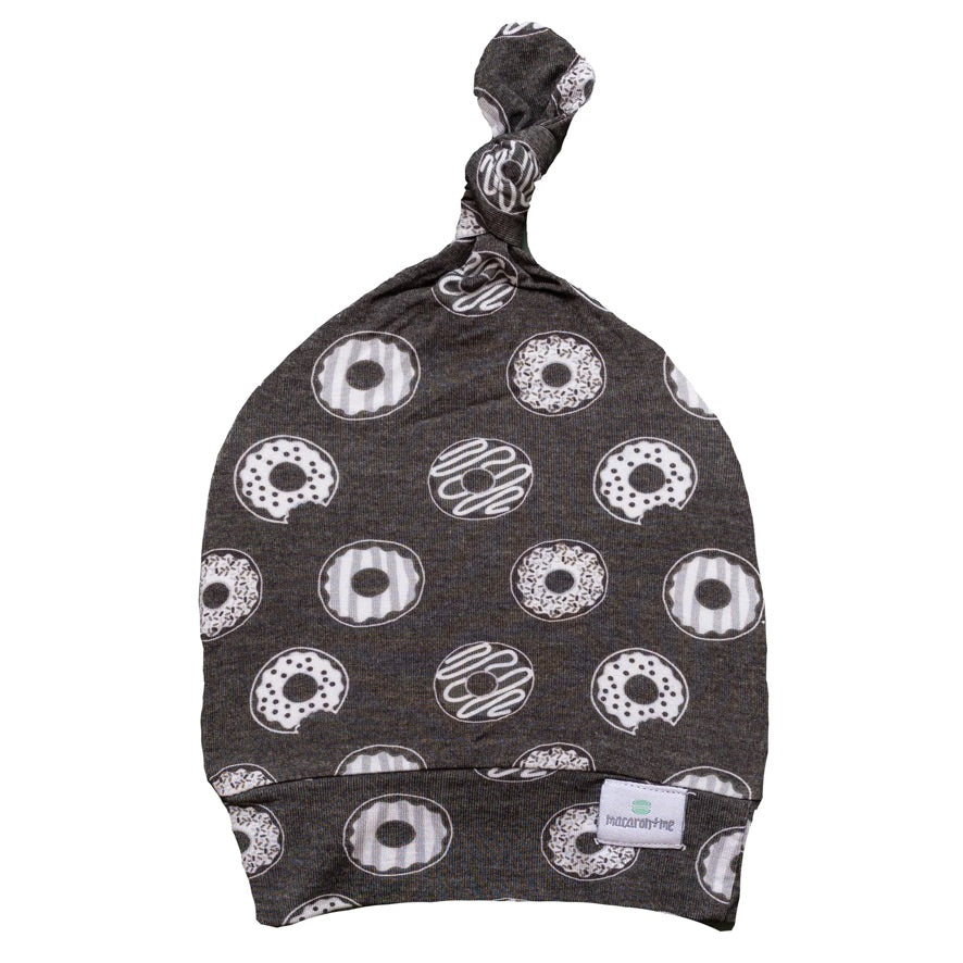 Chalkboard Donuts Top Knot Hat