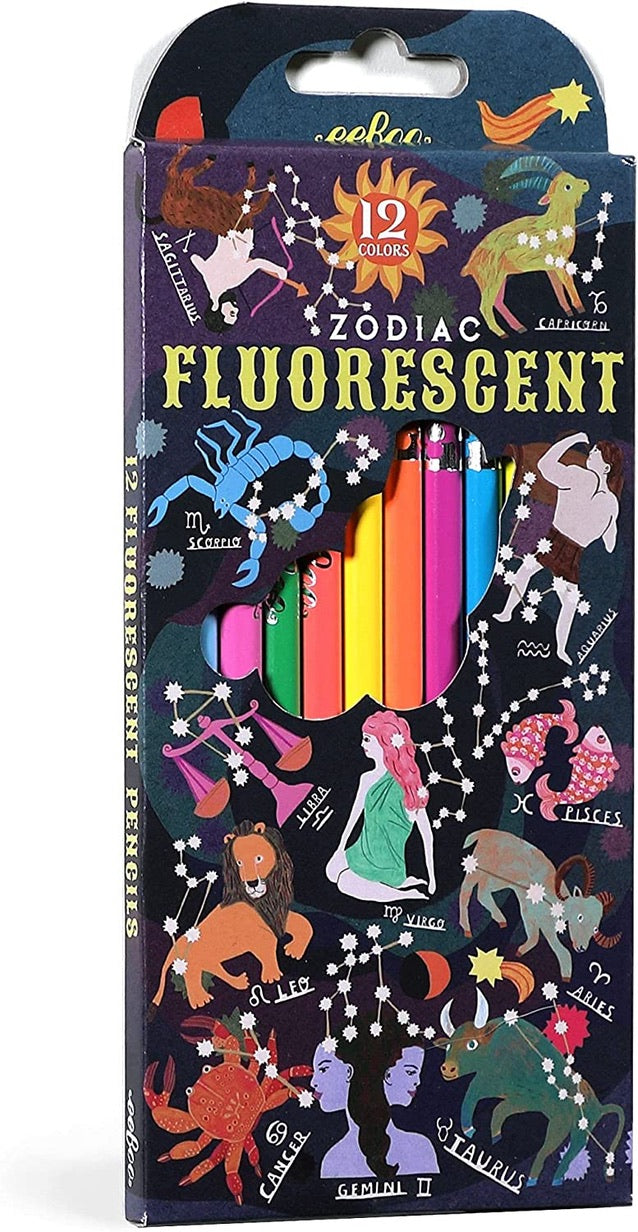Zodiac Fluorescent Color Pencils