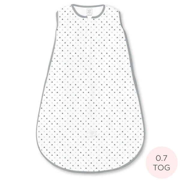 Gray Triangle Muslin Sack
