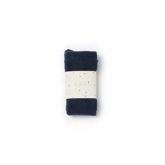 Navy Cotton Tights