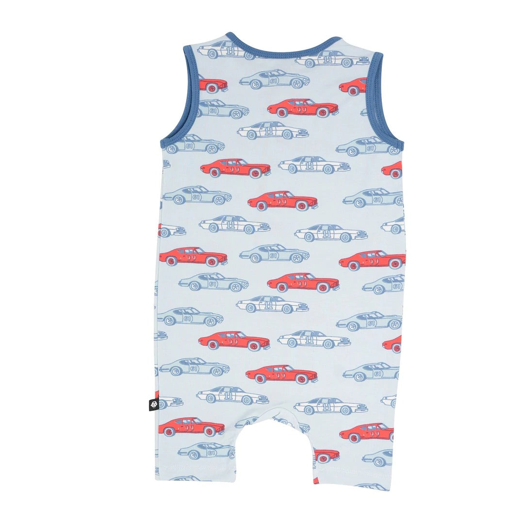 Retro Cars Tank Romper