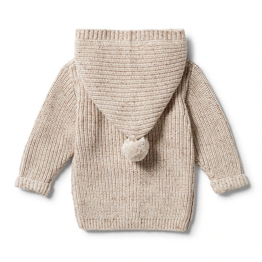 Oatmeal Fleck Knit Jacket