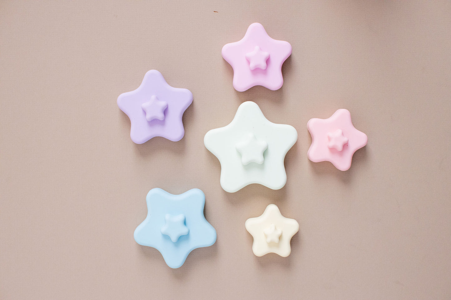 Neon Stars Teether + Stacker