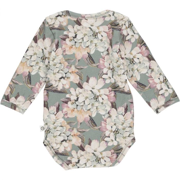 Sage Floral Onesie