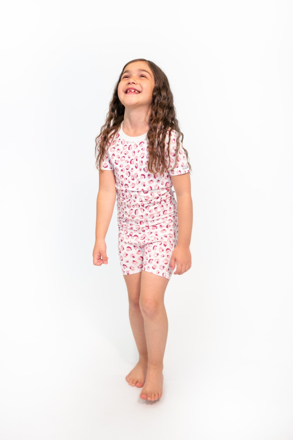 Pink Leopard Pajama Set