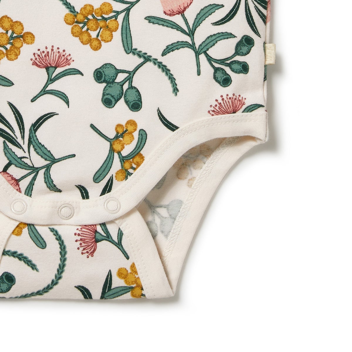 Short Sleeve Floral Onesie