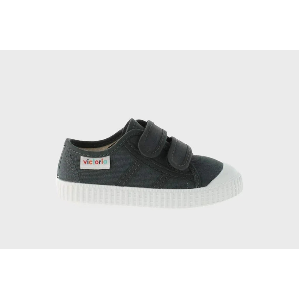 Antracita Canvas Strap Shoes