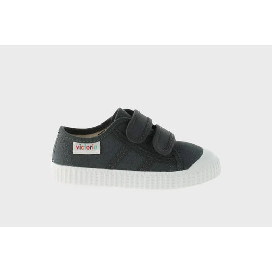 Antracita Canvas Strap Shoes