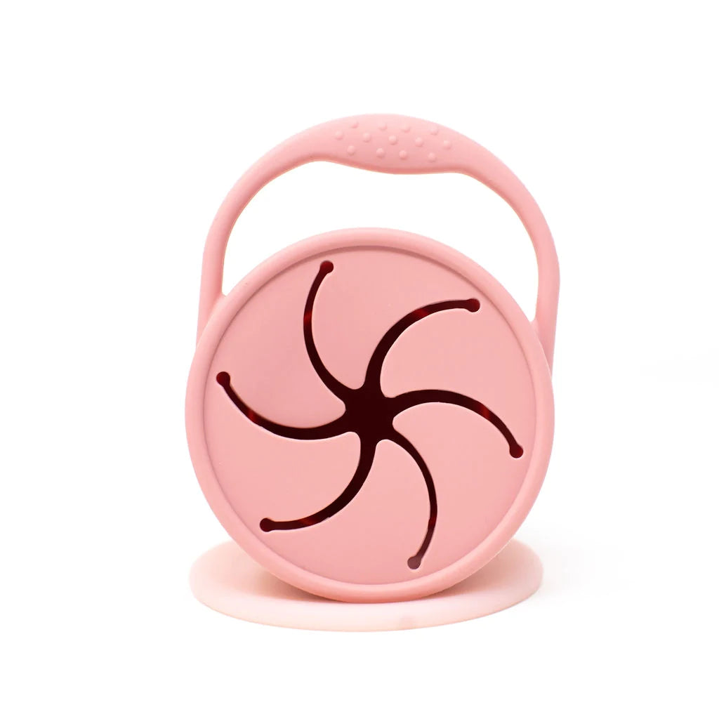 Dusty Rose Silicone Snack Cup