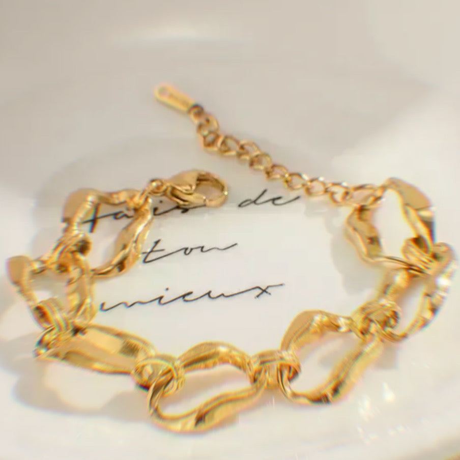 Gold Link Bracelet