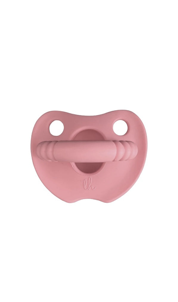 Blush Flat Silicone Soother