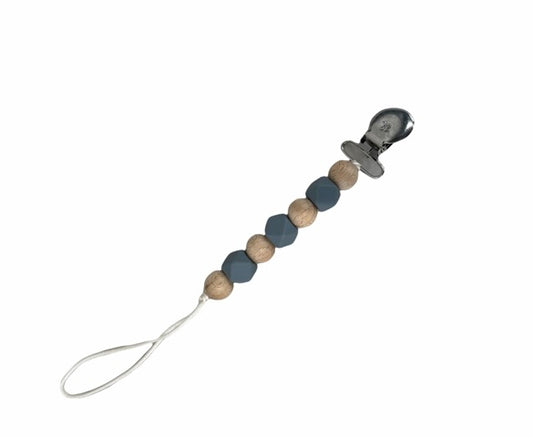 Storm Clouds Maya Pacifier Clip